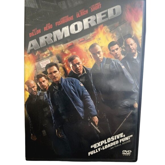 Armored DVD 2009 Matt Dillon Jean Reno Laurence Fishburne Heist Thriller Drama - Picture 1 of 3